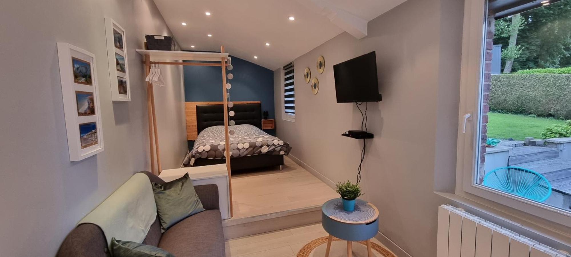Studio Independant Avec Terrasse Vue Jardin Beauchamps  Værelse billede